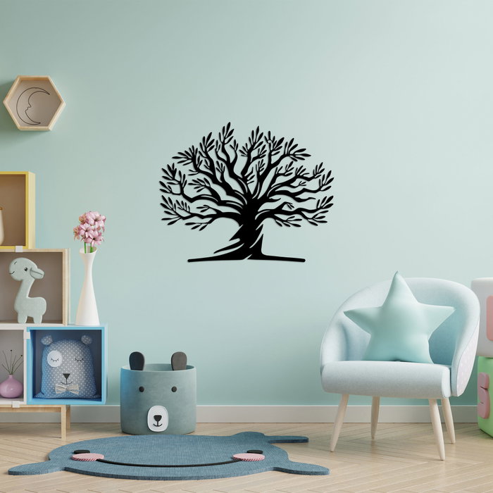 Wallity Monumental Tree 18 Escultura de Pared Negra